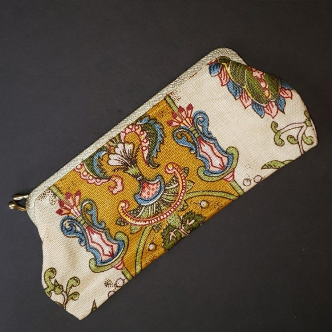Kisslock Cloth Coin Purse Eyeglass Pouch - Image 11