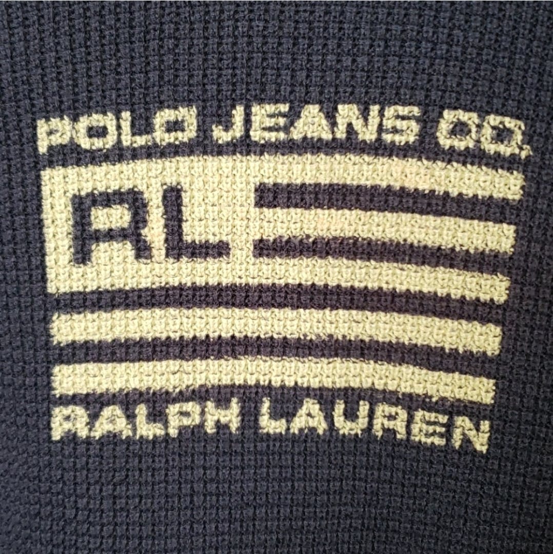 90's Large Flag Hooded Sweater by Polo Ralph Lauren - Image 9