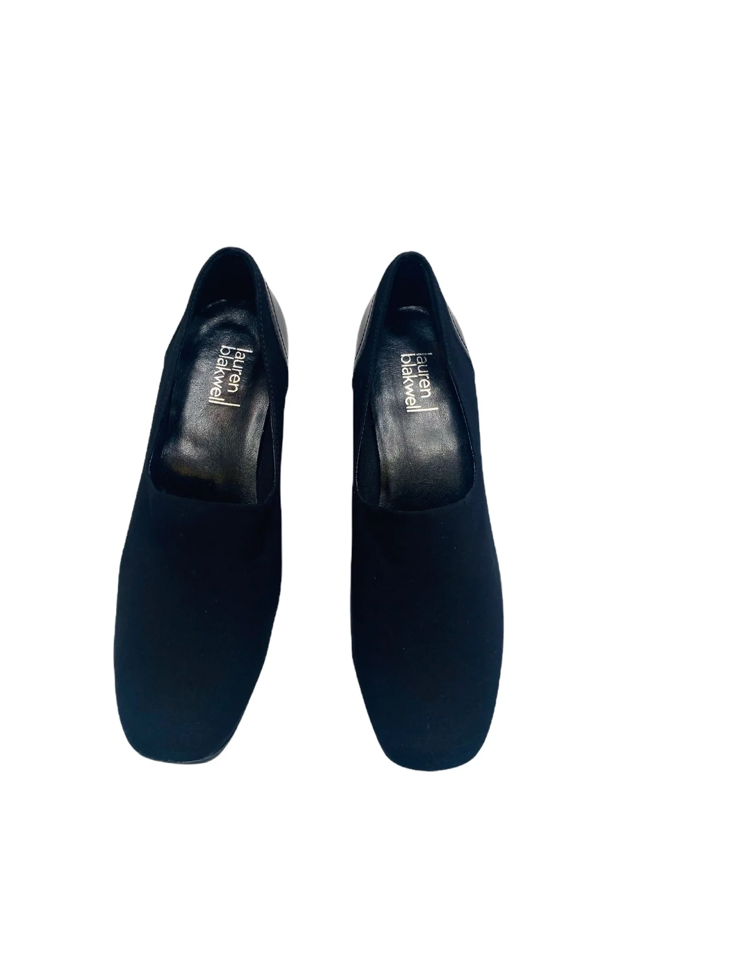 Lauren Blackwell Womens Black Heels Two Toned Career Wear Taylor Black by Lauren Blackwell - Image 2