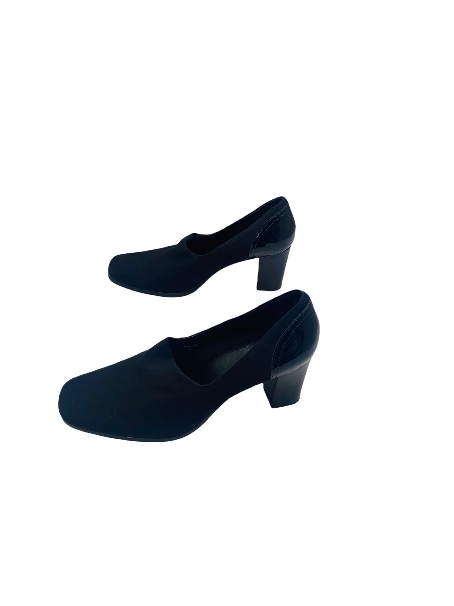 Lauren Blackwell Womens Black Heels Two Toned Career Wear Taylor Black by Lauren Blackwell - Image 4