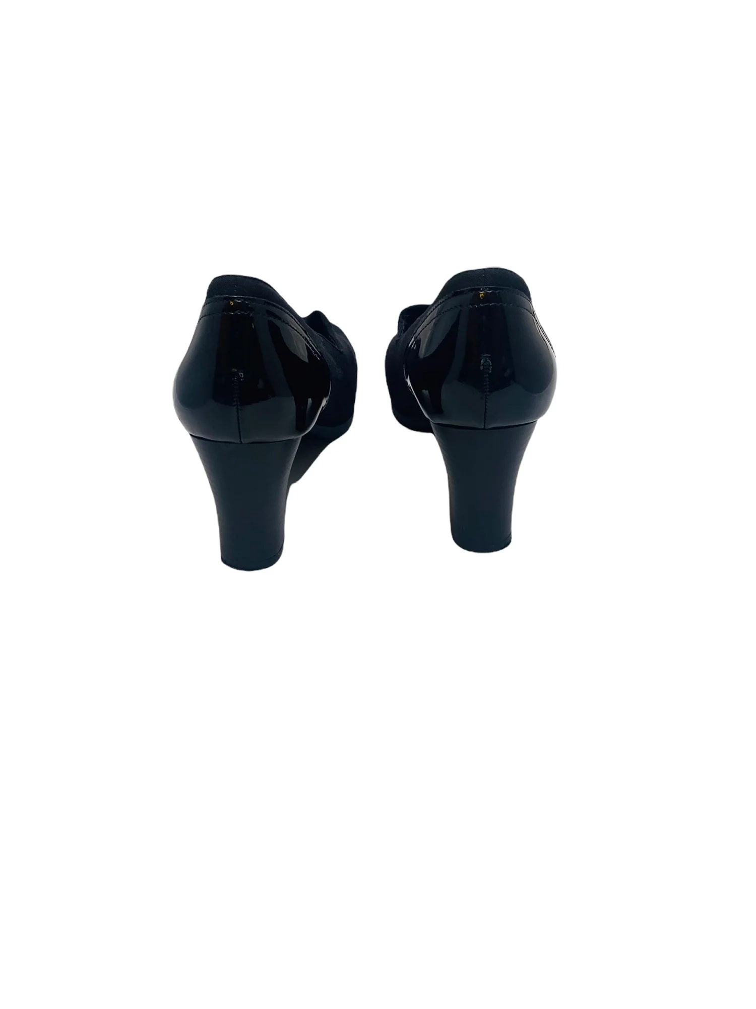 Lauren Blackwell Womens Black Heels Two Toned Career Wear Taylor Black by Lauren Blackwell - Image 5