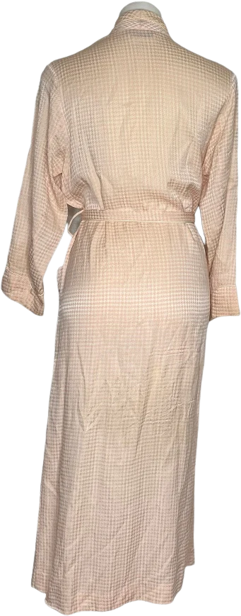 Le Connaisseur 100% Silk Peach Herringbone Prin By Christian Dior - Image 2