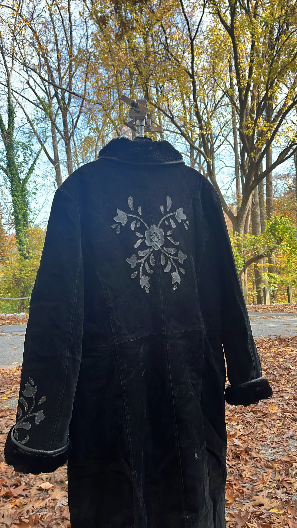 Leather Trench Coat - Image 4