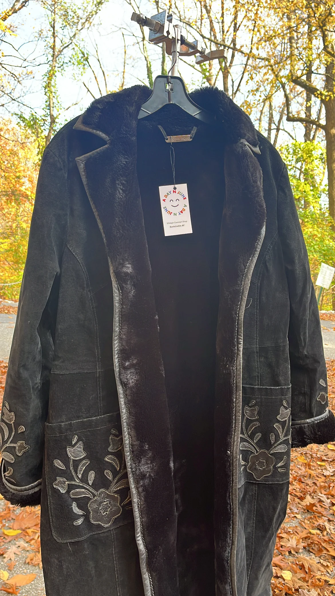 Leather Trench Coat - Image 5