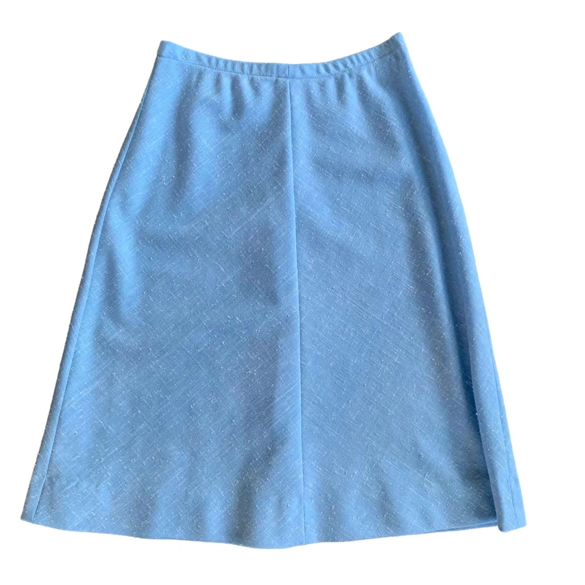 Leslie Fay Marled Powder Blue Skirt Set By Leslie Fay - Image 7