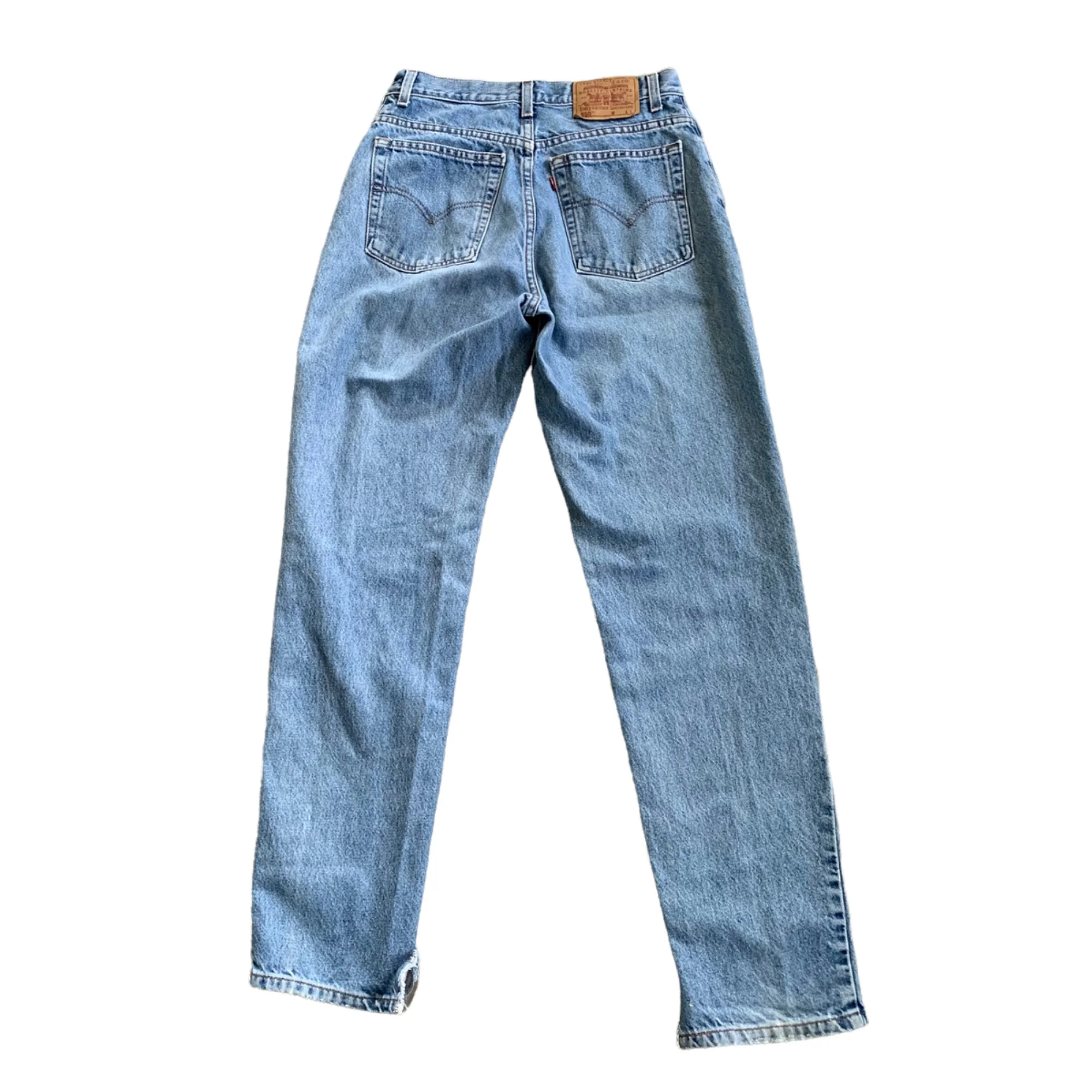 Levi's High Rise 550 Relaxed Worn In Denim Jeans By Levi's - Image 6