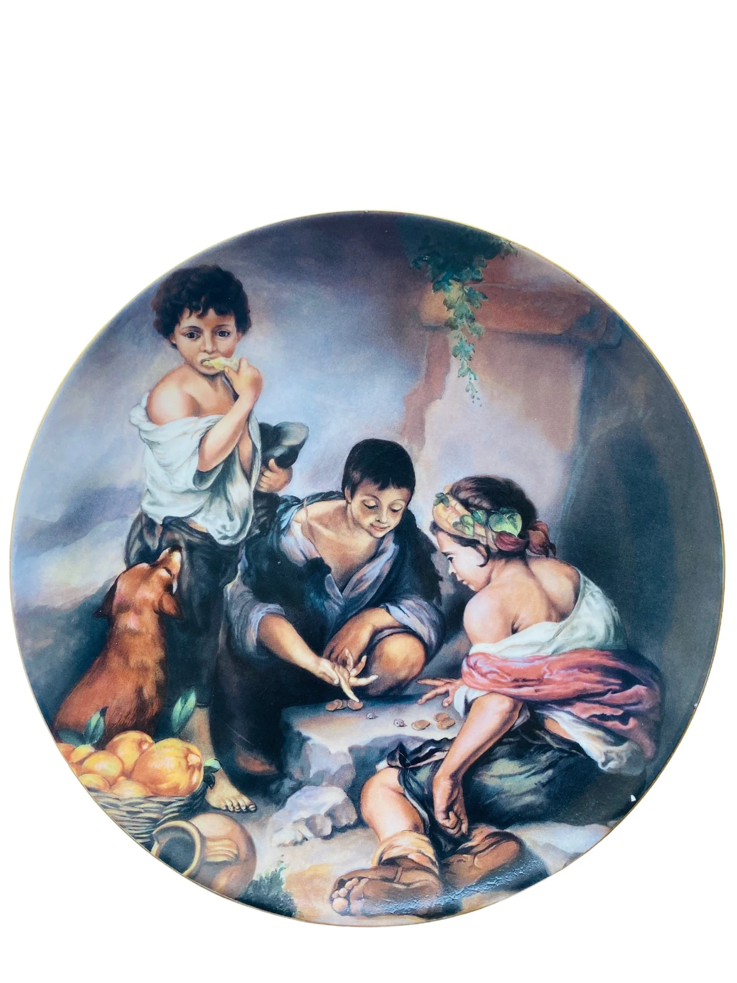 Lg Images Porcelaine Plate 9 3/4 Inches Boys Playing Dice Painting by Bartolomé Esteban Murillo by Lg Images Porcelaine By Bartolomé Esteban Murillo - Image 6