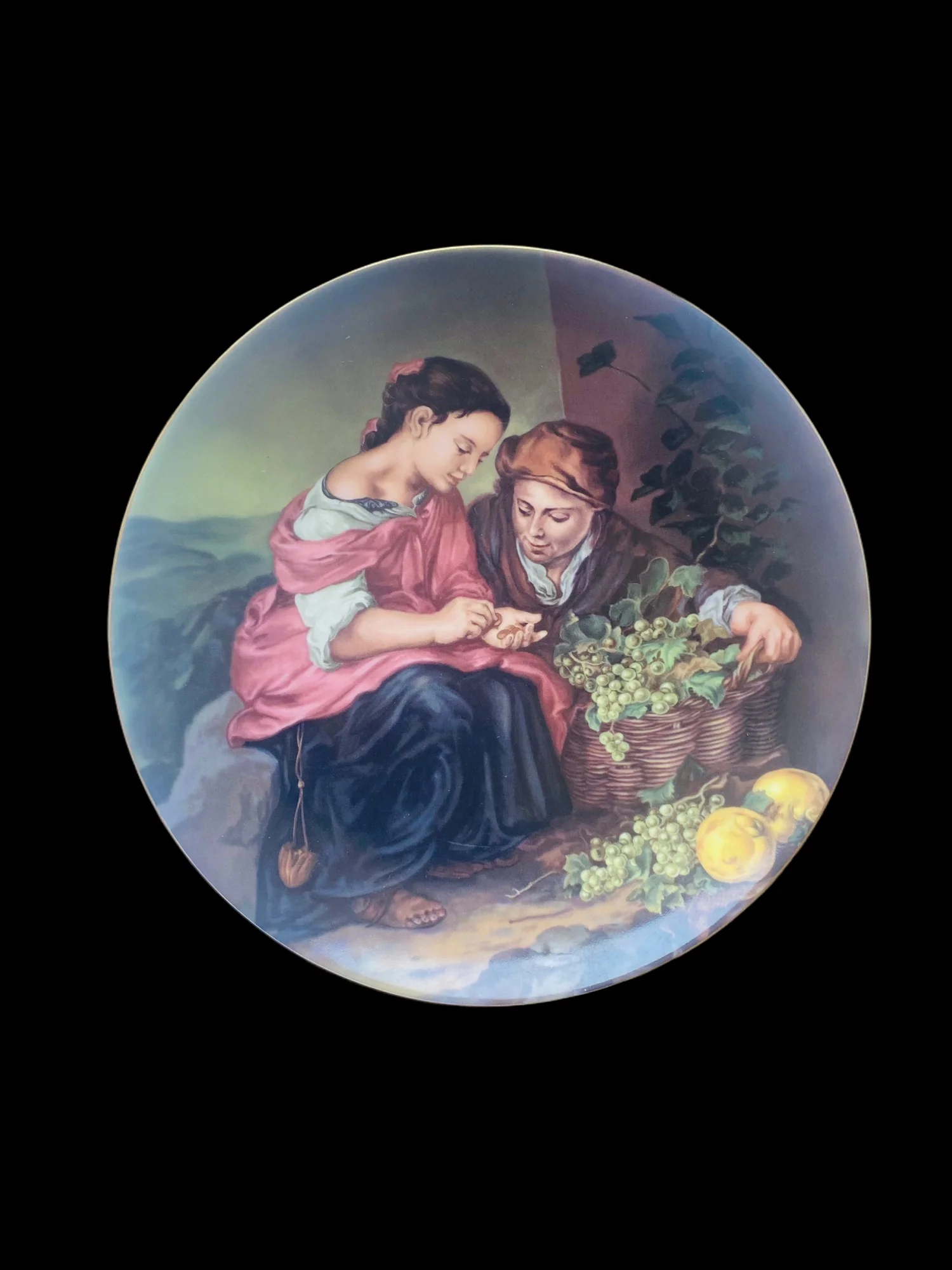 Lg Images Porcelaine Plate The Little Fruit Seller Painting by Bartolomé Esteban Murillo by Lg Images Porcelaine By Bartolomé Esteban Murillo - Image 4