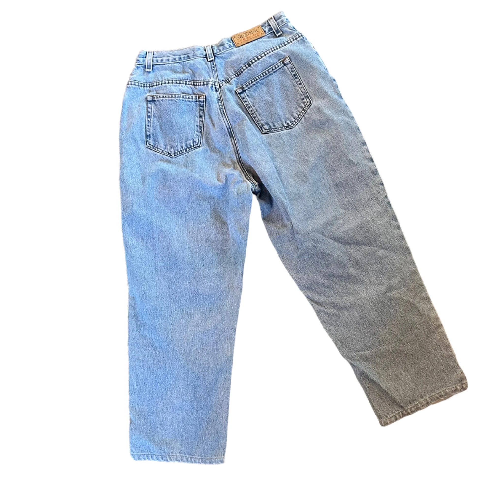 Light Wash High Rise Classic Fit Jean Capri's By Liz Claiborne - Image 4