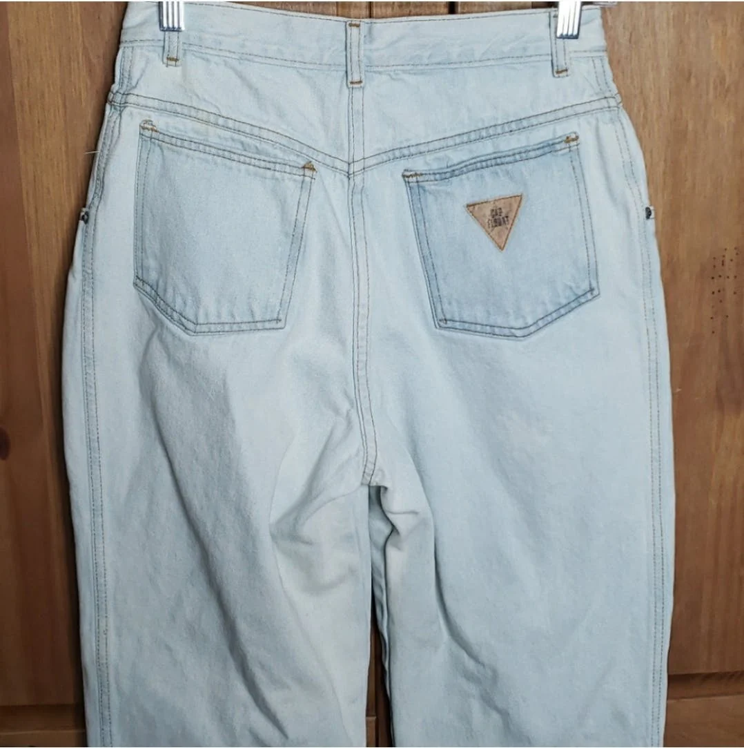80's High Waist Tapered Jeans by Cap Ferrat - Image 10