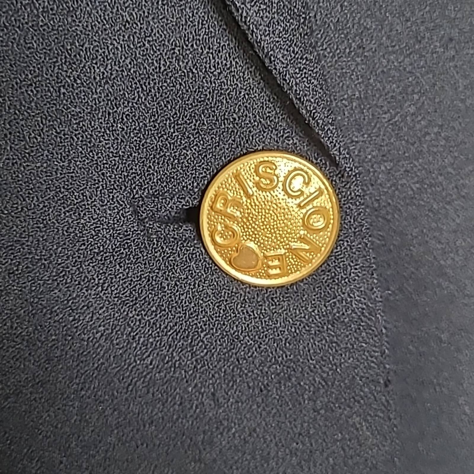 Lillie Rubin Vtg Dark Blue Blazer with Gold Embroidered Embellishments -l by Criscione - Image 6