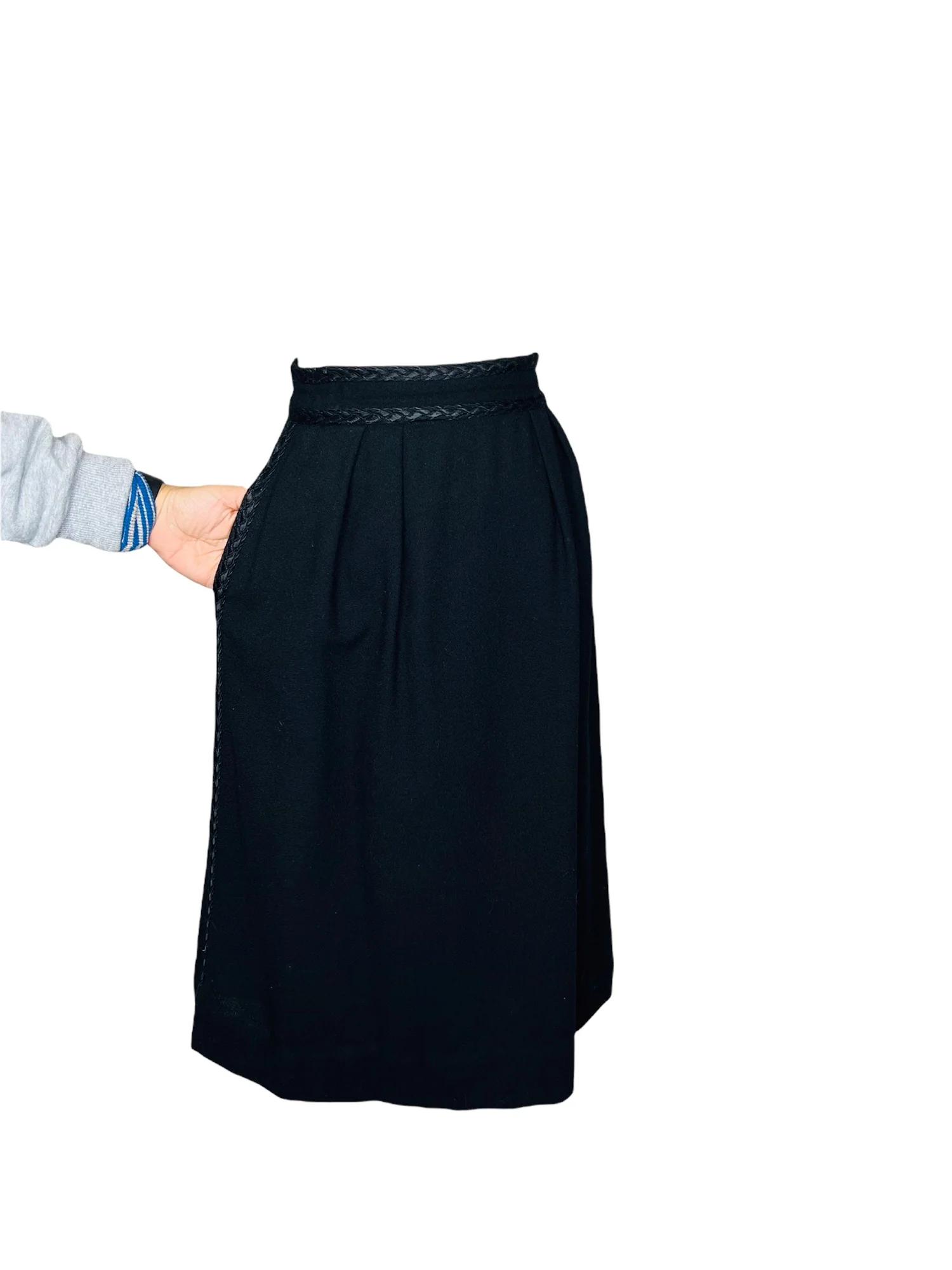 Limited Editions 60s Vintage Suit Jacket and A-Line Skirt Embroidered Piping by Limited Editions - Image 5