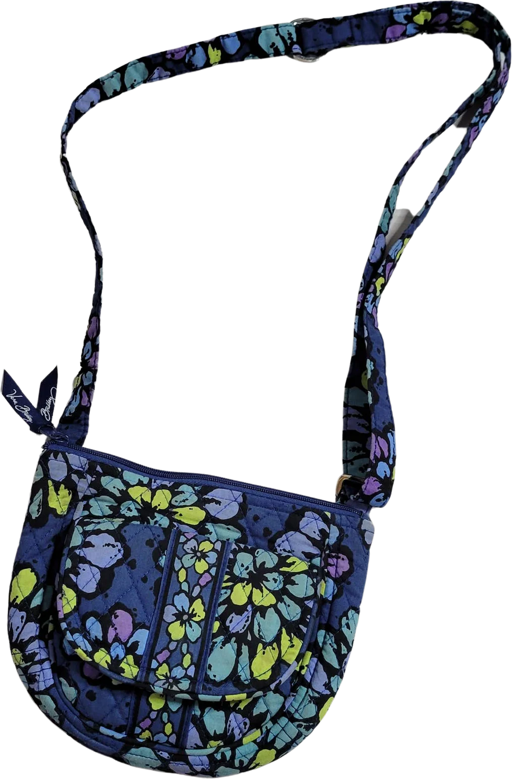 Lizzy In Indigo Pop Crossbody Purse by Vera Bradley