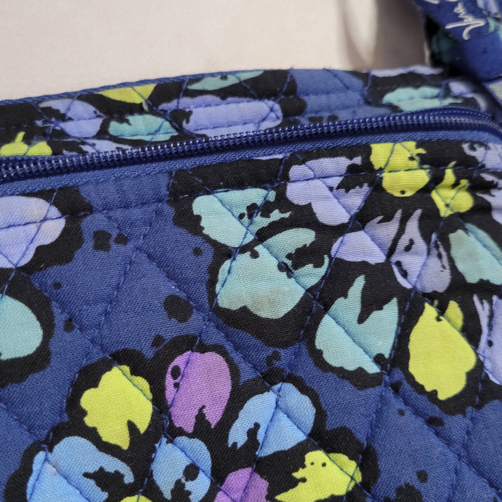 Lizzy In Indigo Pop Crossbody Purse by Vera Bradley - Image 4
