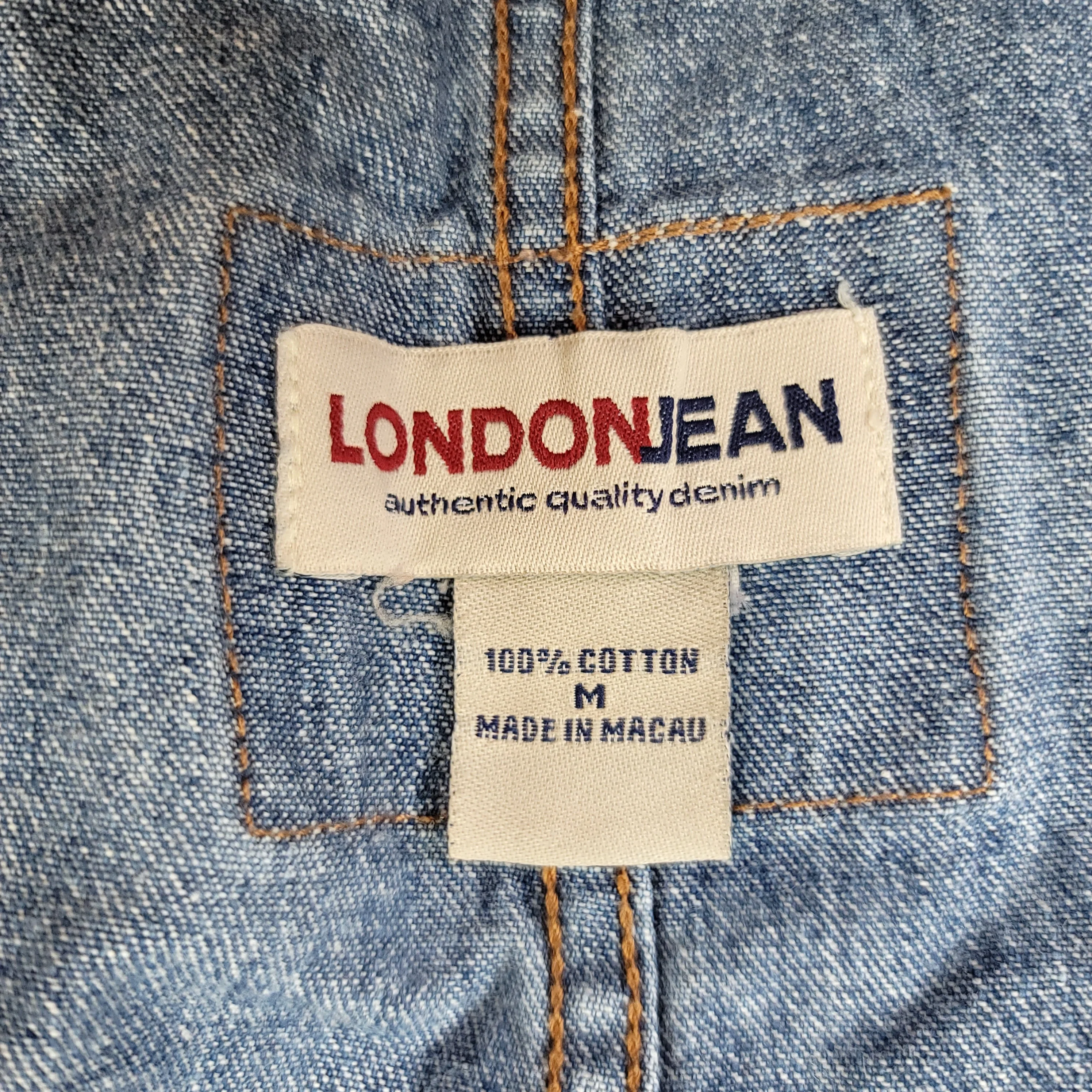 Londonjean Blue Jean Denim Bib Overalls Women Med By London Jean - Image 8