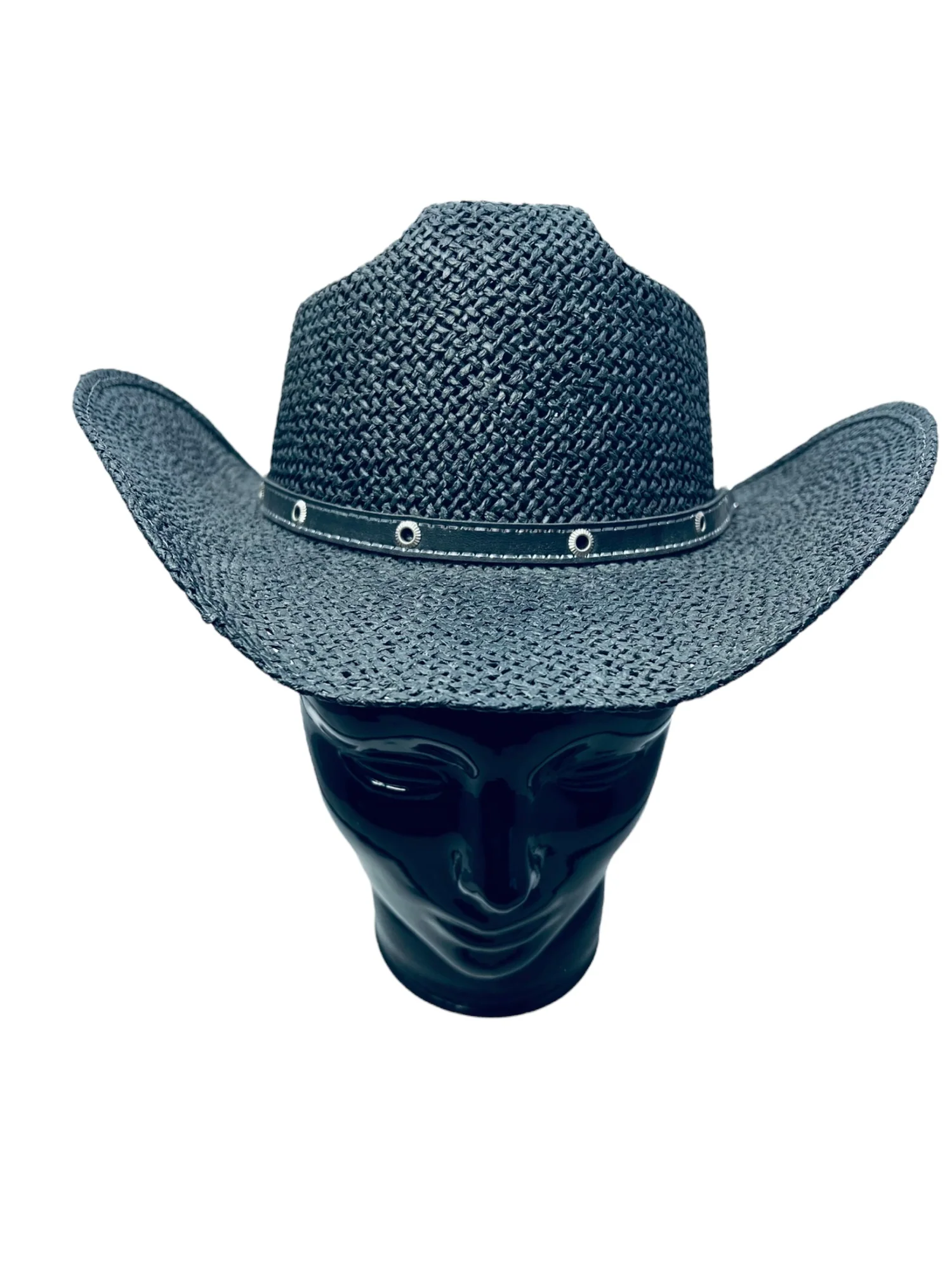 Loom Explorer Black Hand Painted Unisex Explorer Hat Size 6 3/4 by Tombstone - Image 2