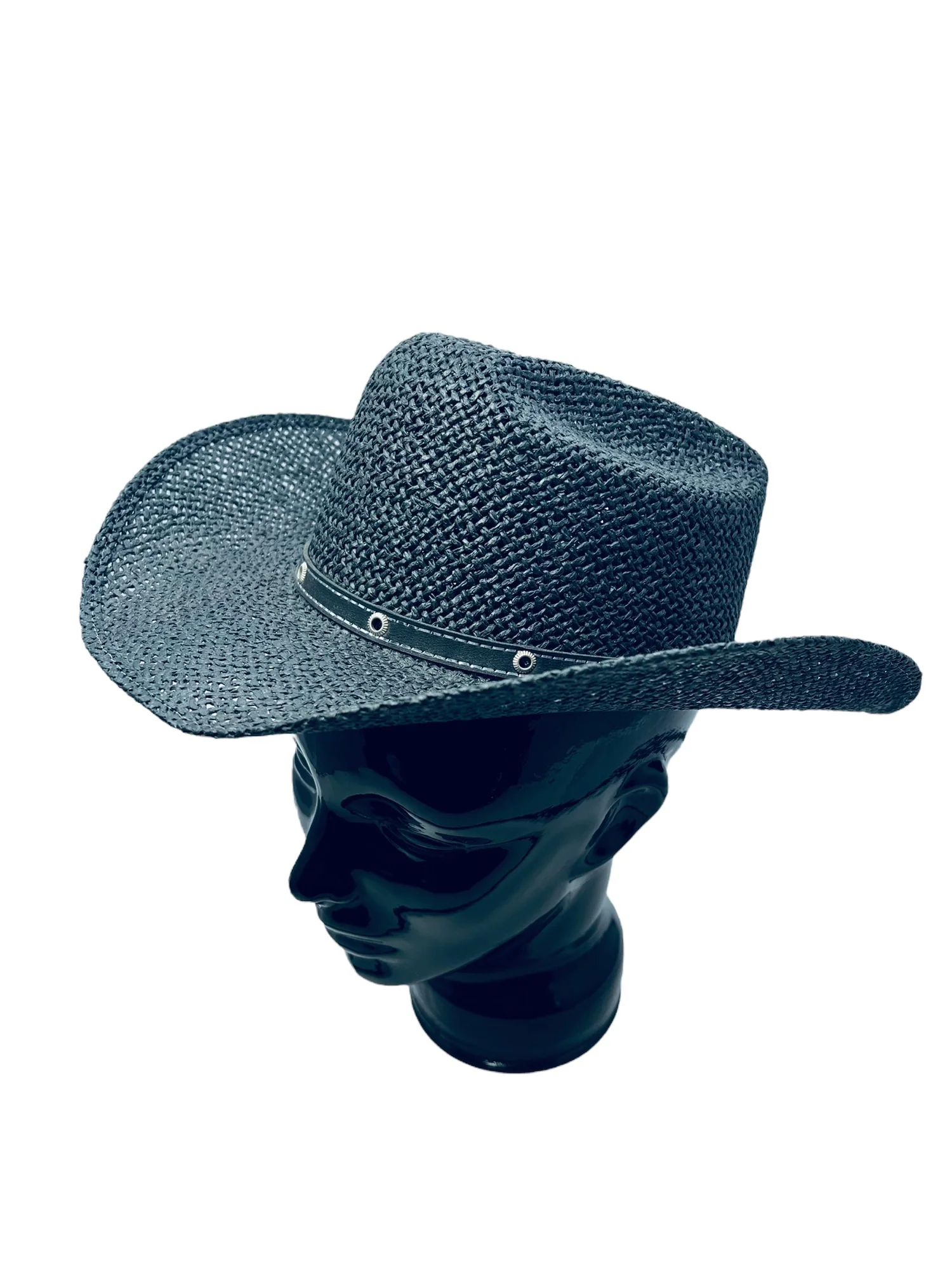 Loom Explorer Black Hand Painted Unisex Explorer Hat Size 6 3/4 by Tombstone - Image 9