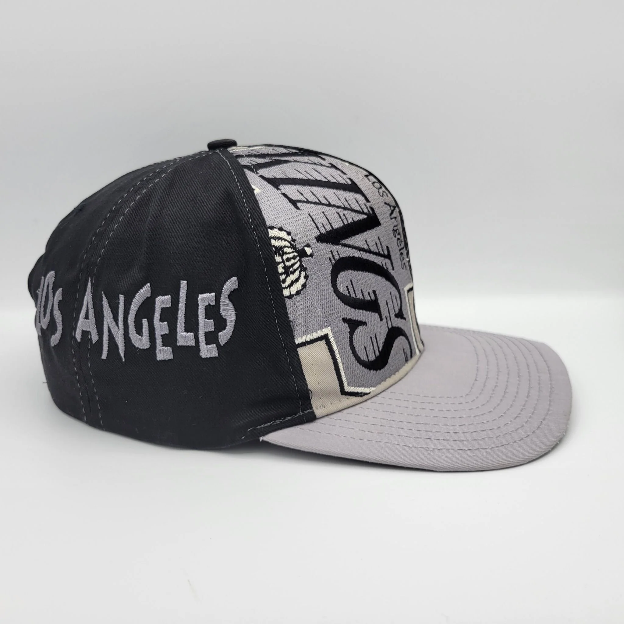 Los Angeles Kings Vintage 90s Twins Snapback Hat Nhl Hockey Baseball Style Cap Licensed Product One Size Fits All - Image 3