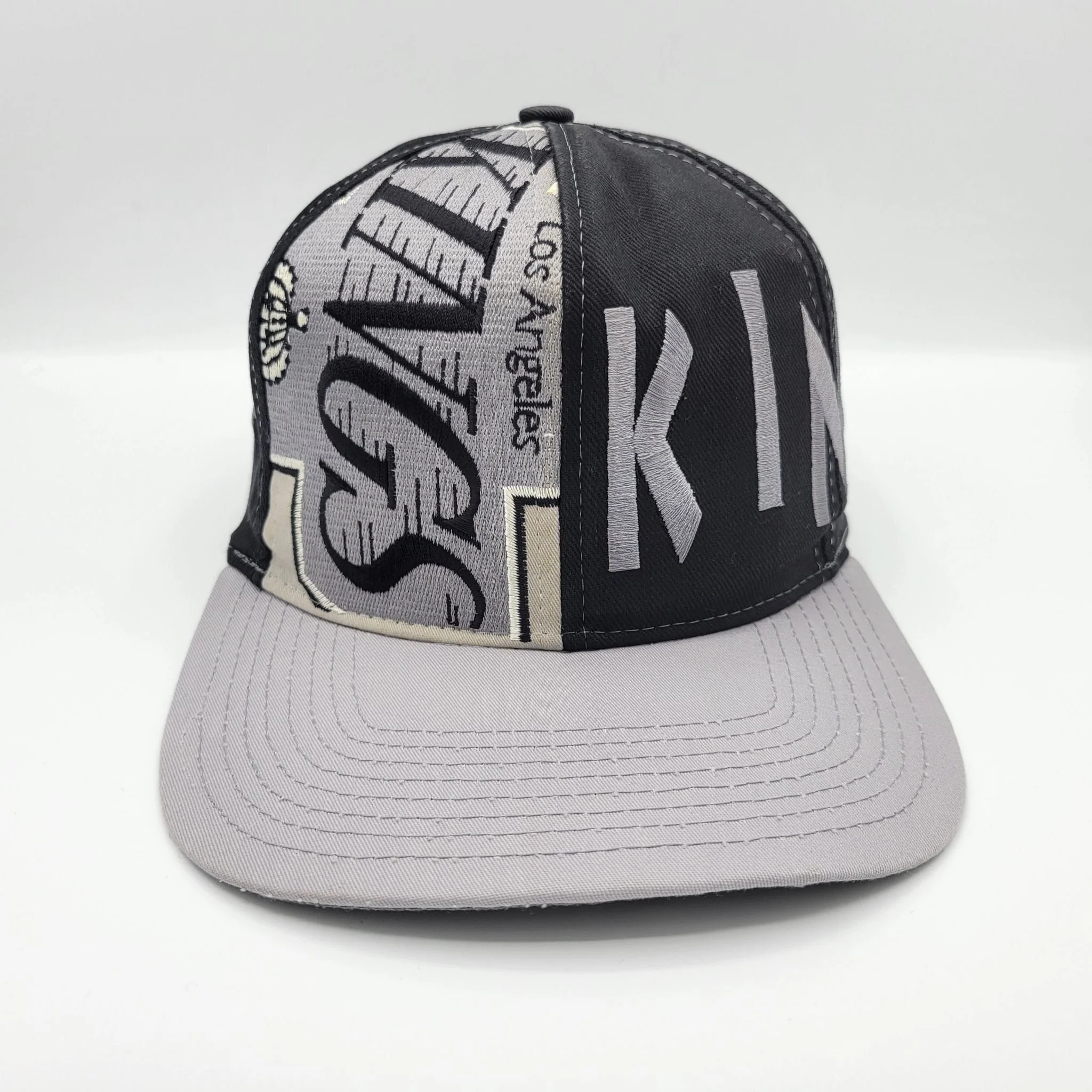 Los Angeles Kings Vintage 90s Twins Snapback Hat Nhl Hockey Baseball Style Cap Licensed Product One Size Fits All - Image 4