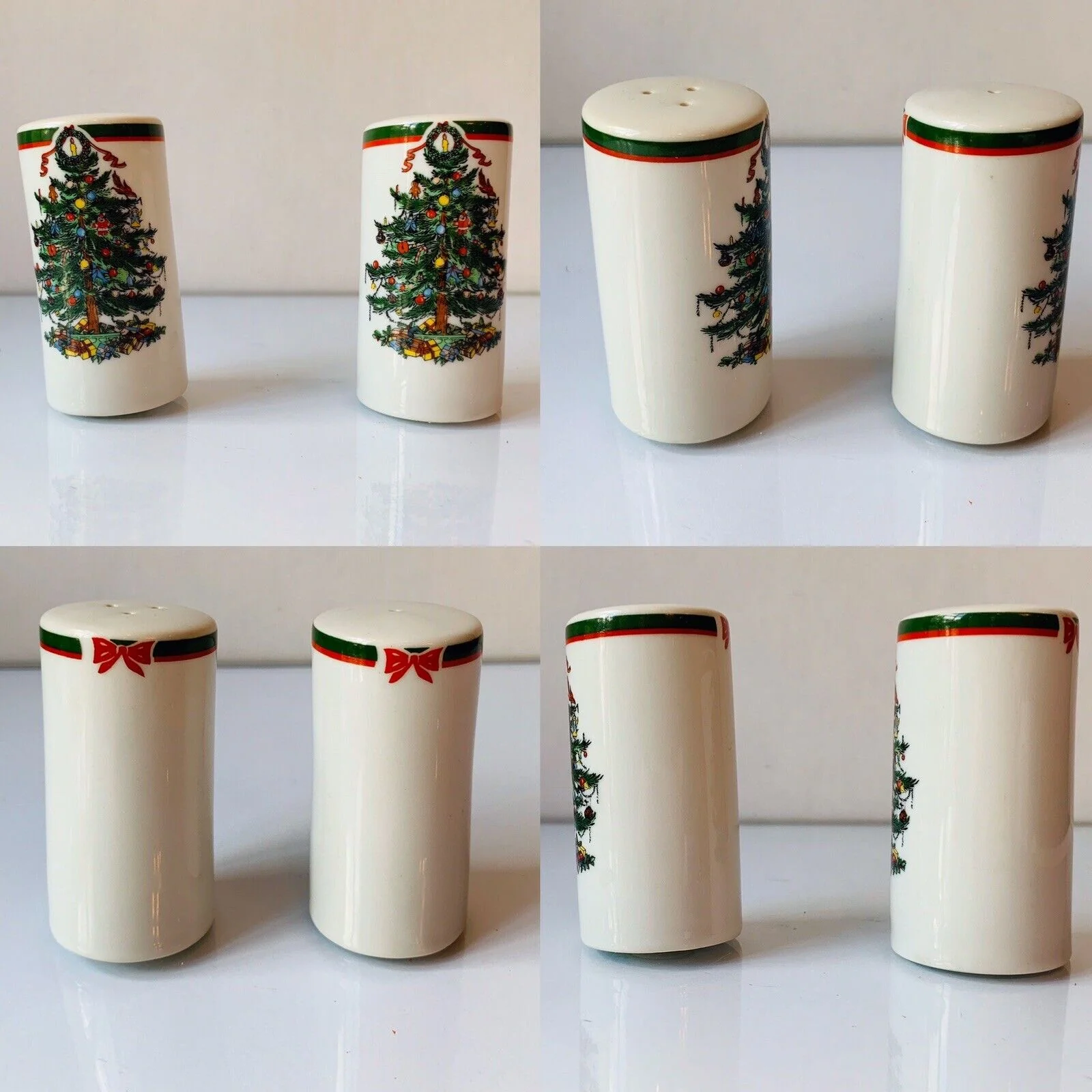 Lot of 13 Happy Holidays Dinner Plates Shakers Mugs Basket &amp; Creamer by Nikko - Image 5