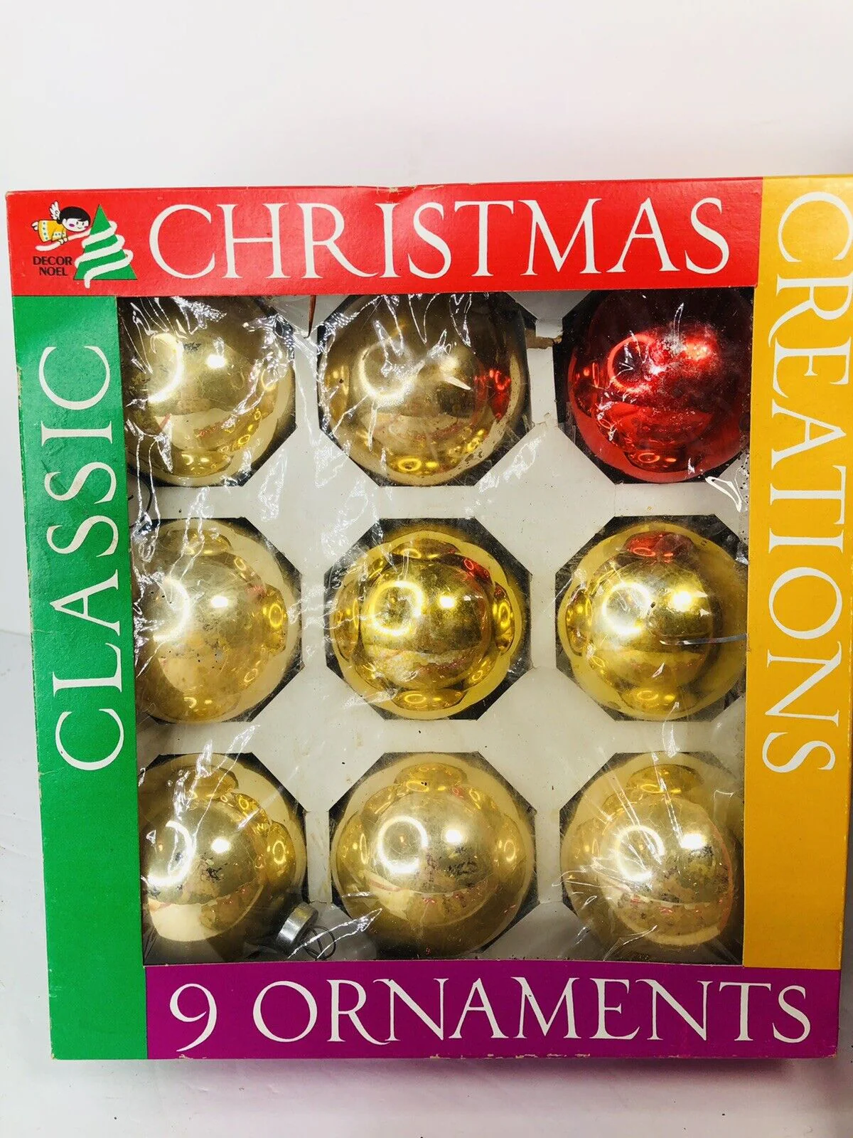Lot Vintage Glass Holly Christmas Ornaments Xmas - Image 6