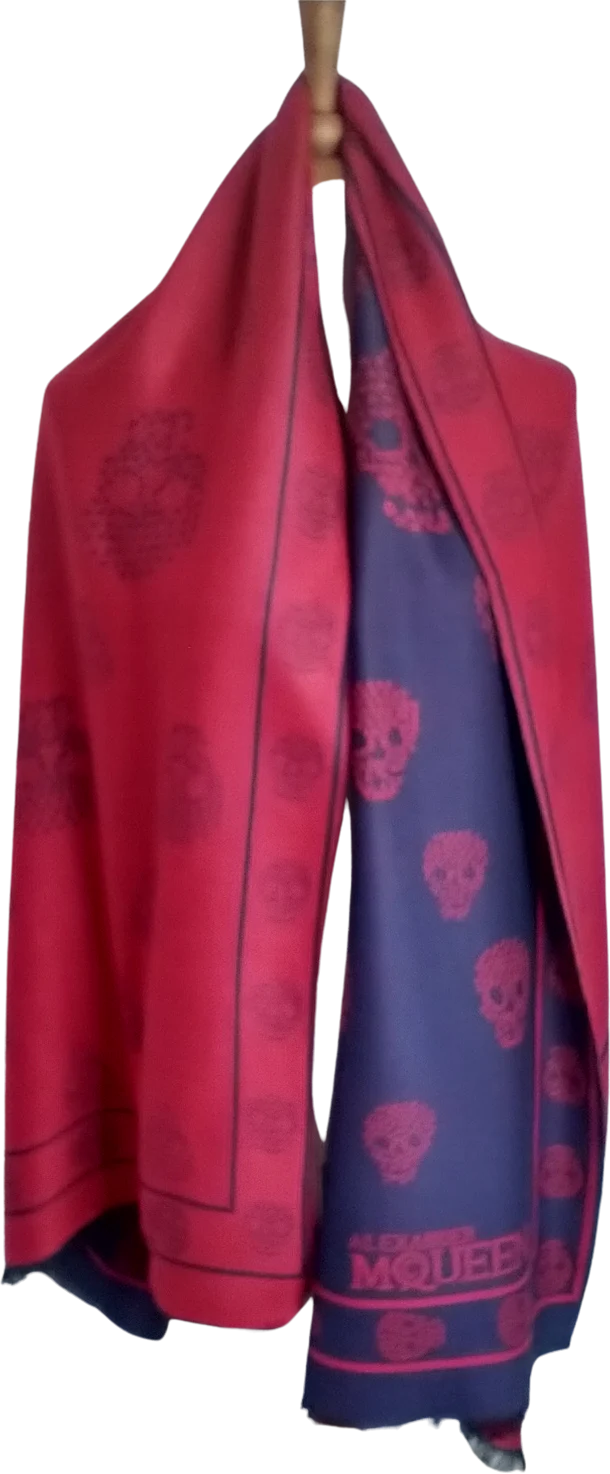 Luxurious Skull Of Stars Shawl By Alexander Mcqueen