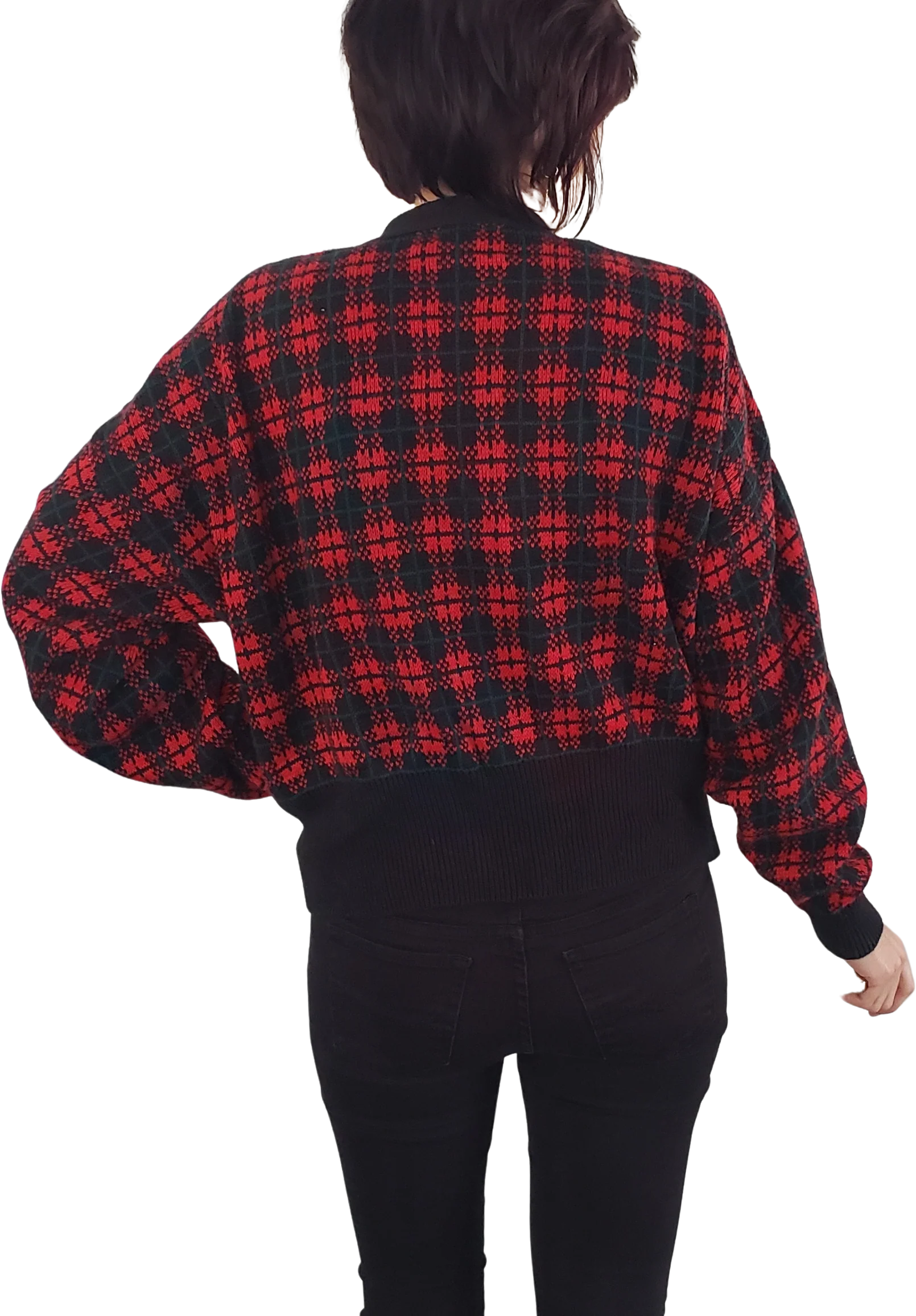 Made In Minnesota Plaid Cardigan By Winona Knits - Image 2