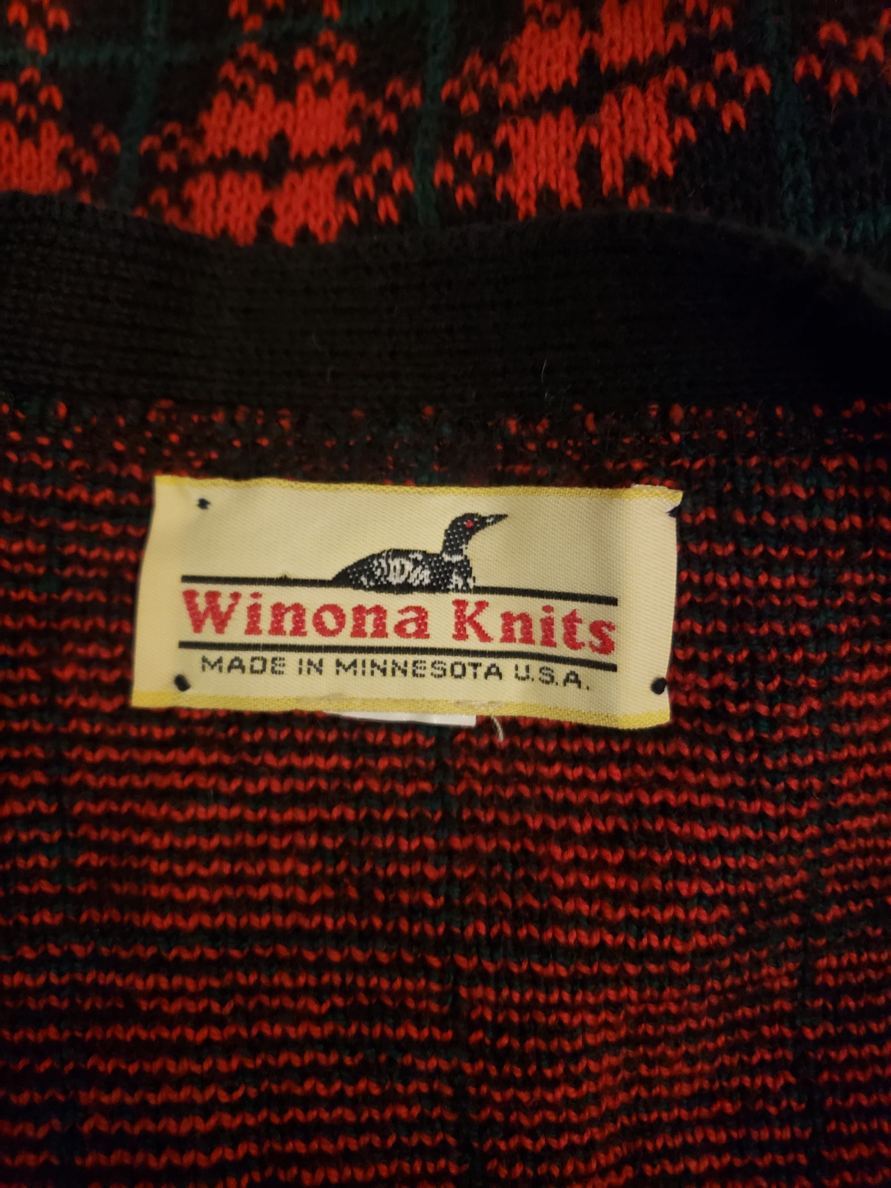 Made In Minnesota Plaid Cardigan By Winona Knits - Image 3