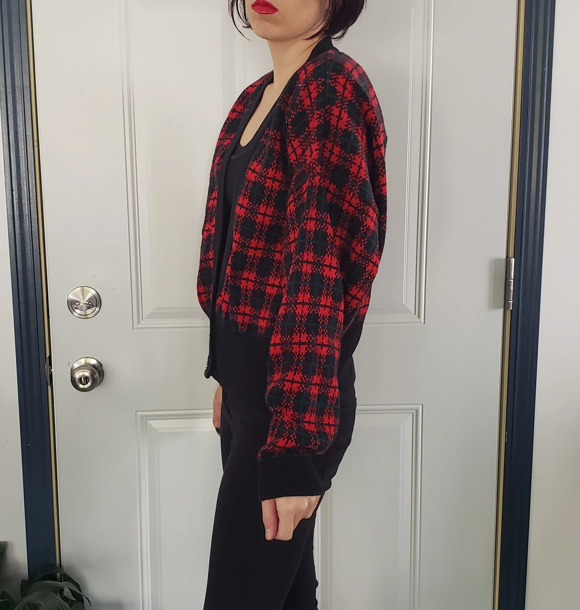 Made In Minnesota Plaid Cardigan By Winona Knits - Image 4