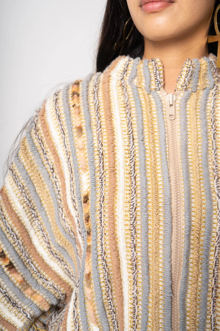 Marfa Stripe Poncho by Jason David - Image 3