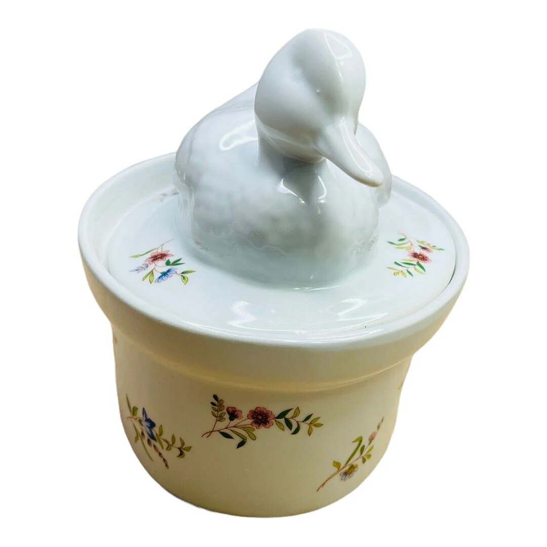 Margot Casserole Dish Oval Covered Duck Oven Porcelain Floral by BIA Cordon Bleu - Image 7