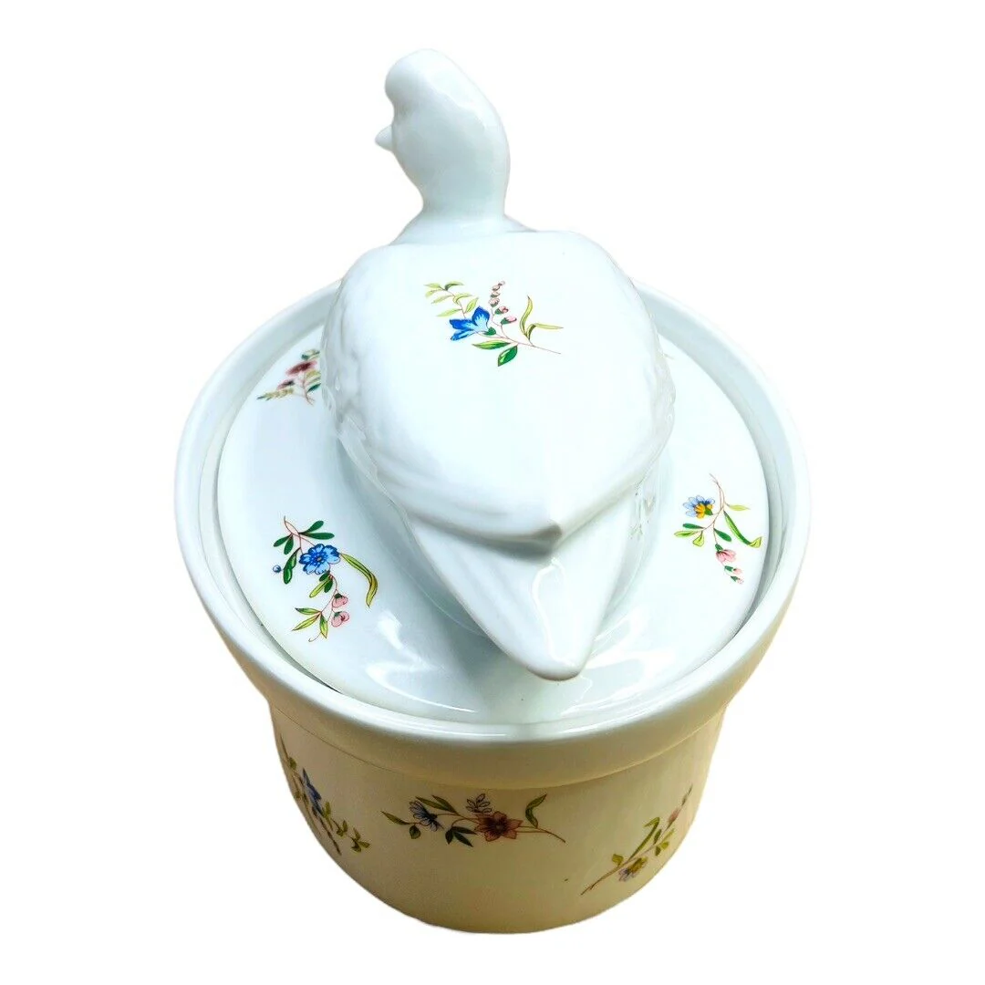 Margot Casserole Dish Oval Covered Duck Oven Porcelain Floral by BIA Cordon Bleu - Image 8