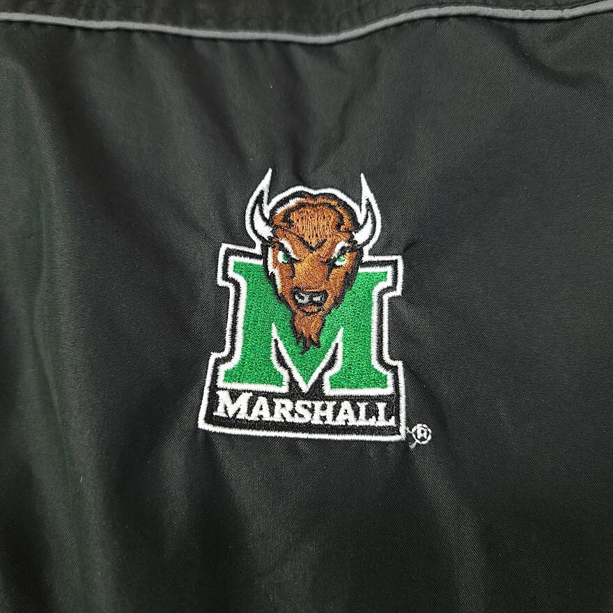 Marshall University Thundering Herd Windbreaker Jacket Vintage 90s Ncaa Made In Usa Mens Size 3xl - Image 2