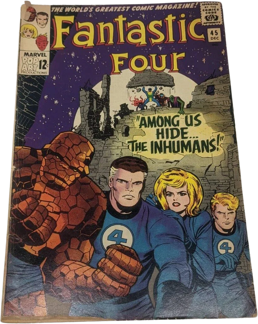 Marvel Comics - Fantastic Four #45 Dec 1965 Original by Stan Lee