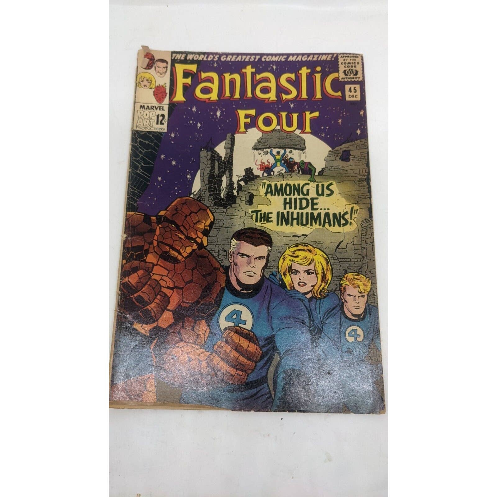 Marvel Comics - Fantastic Four #45 Dec 1965 Original by Stan Lee - Image 2