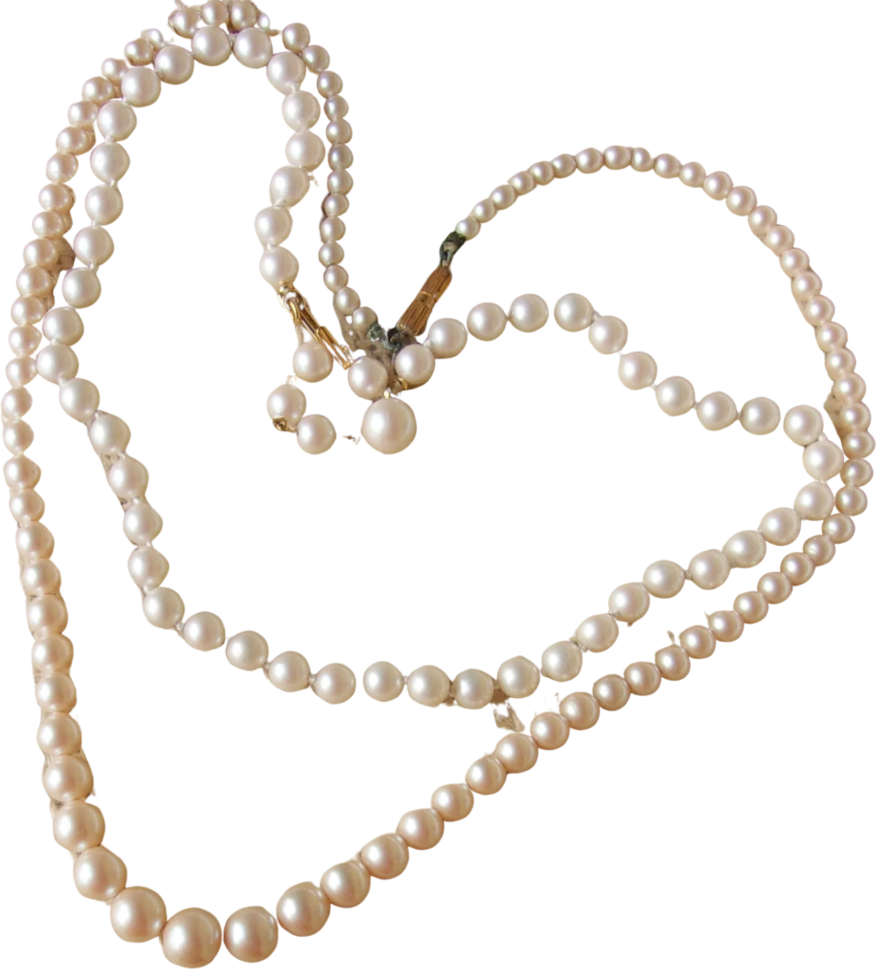 Marvella Faux Pearl Two Necklaces 14 - 18 Inch By Marvella