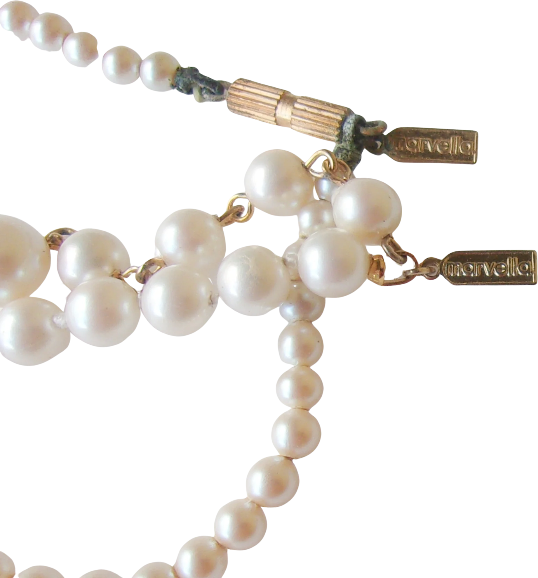 Marvella Faux Pearl Two Necklaces 14 - 18 Inch By Marvella - Image 2