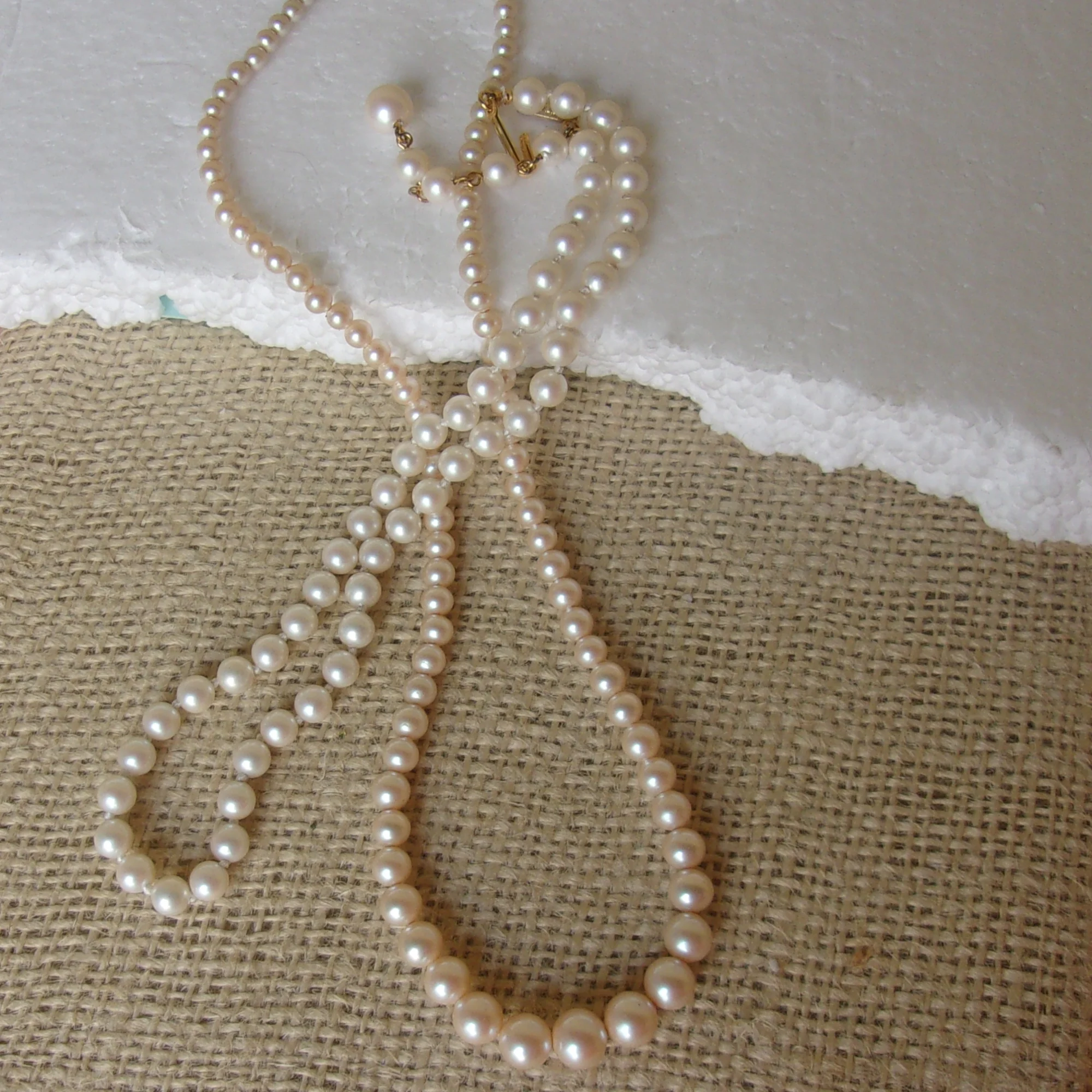Marvella Faux Pearl Two Necklaces 14 - 18 Inch By Marvella - Image 3