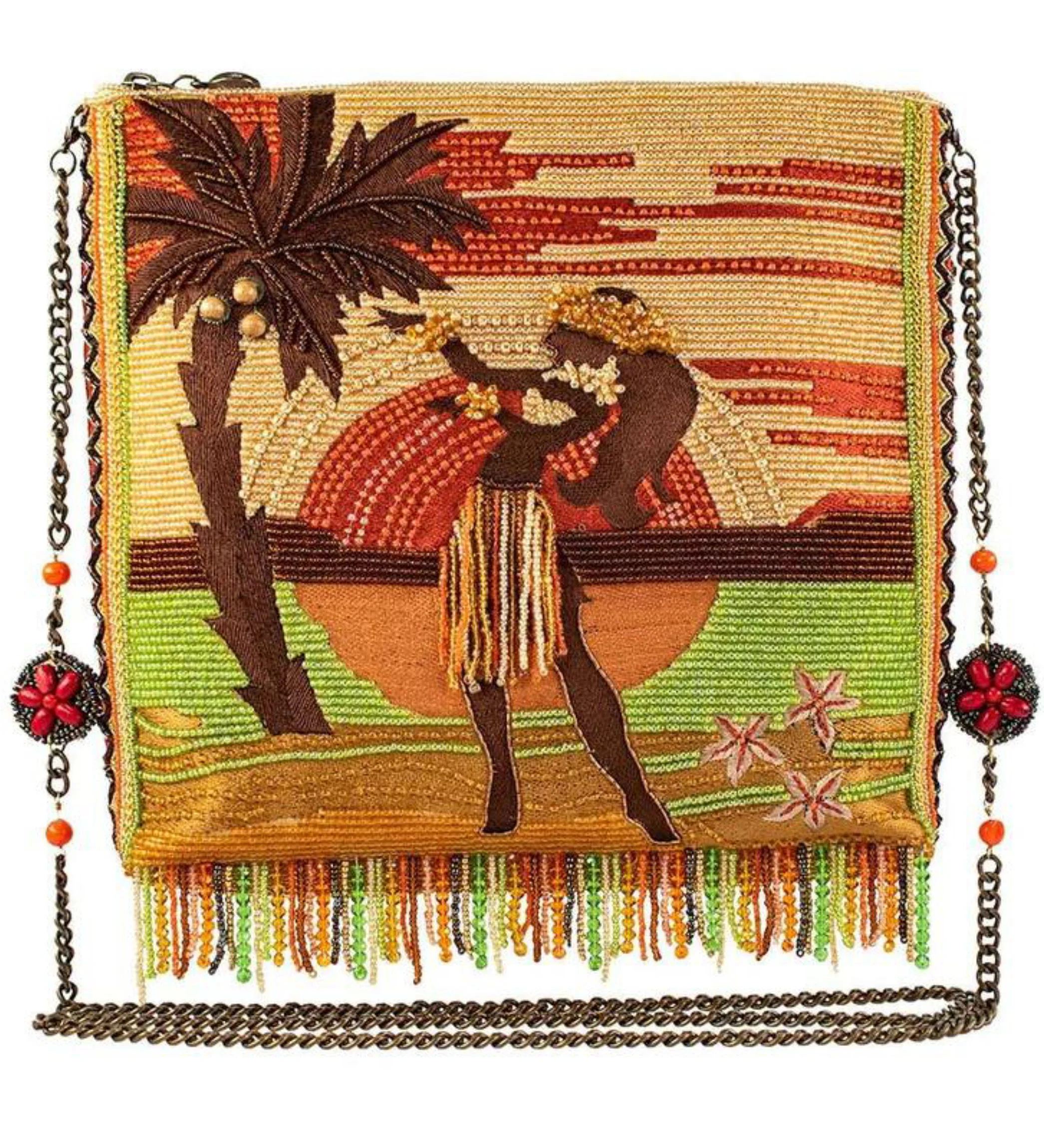 Mary Frances Aloha Crossbody Handbag Hula Girl By Mary Frances - Image 5