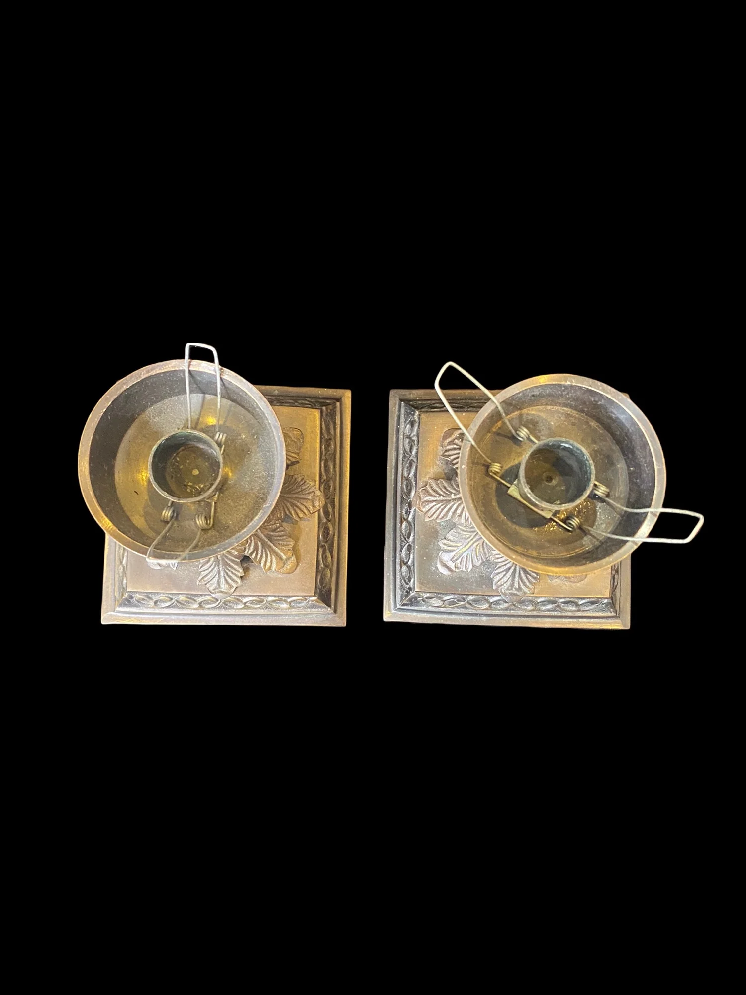 Mcm Vintage Iron Candle Holders 1 Pair - Image 10