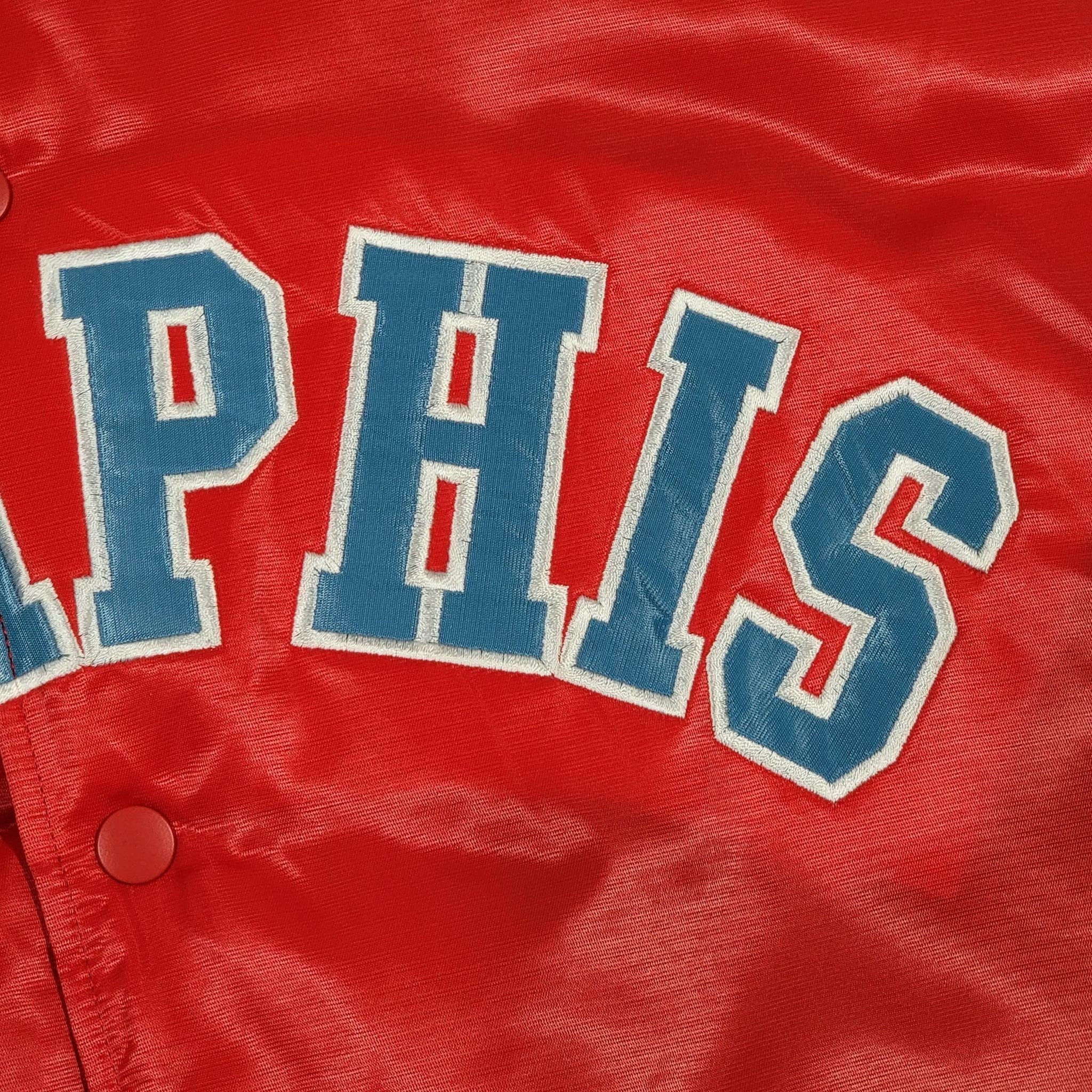 Memphis Pros Vintage 00s Aba Basketball Satin Bomber Jacket Nba Hardwood Classics G3 Carl Banks 2xl - Image 5