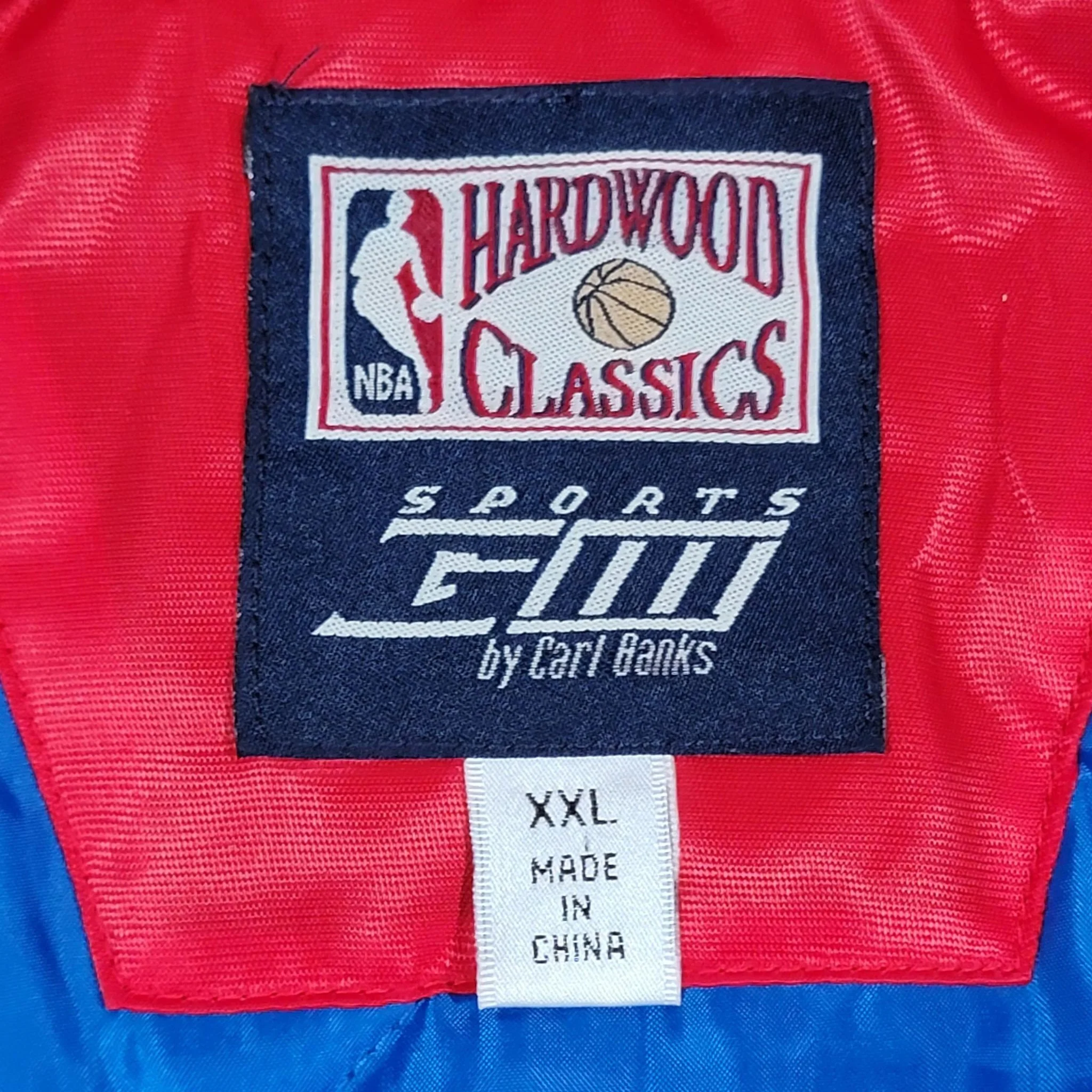 Memphis Pros Vintage 00s Aba Basketball Satin Bomber Jacket Nba Hardwood Classics G3 Carl Banks 2xl - Image 7