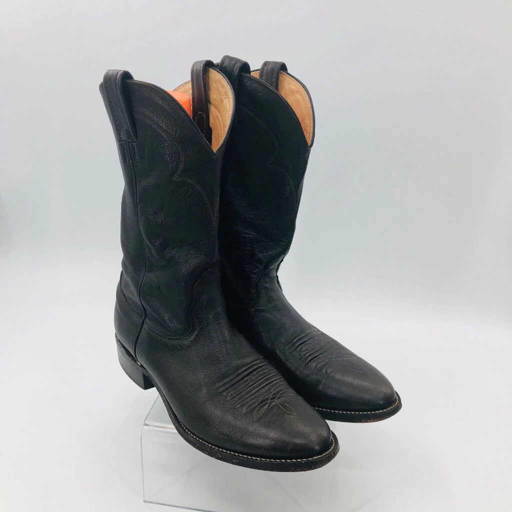 Mens Boots Western Brown Leather Size 9 D Cowboy Pull On 68776 by Nocona - Image 3