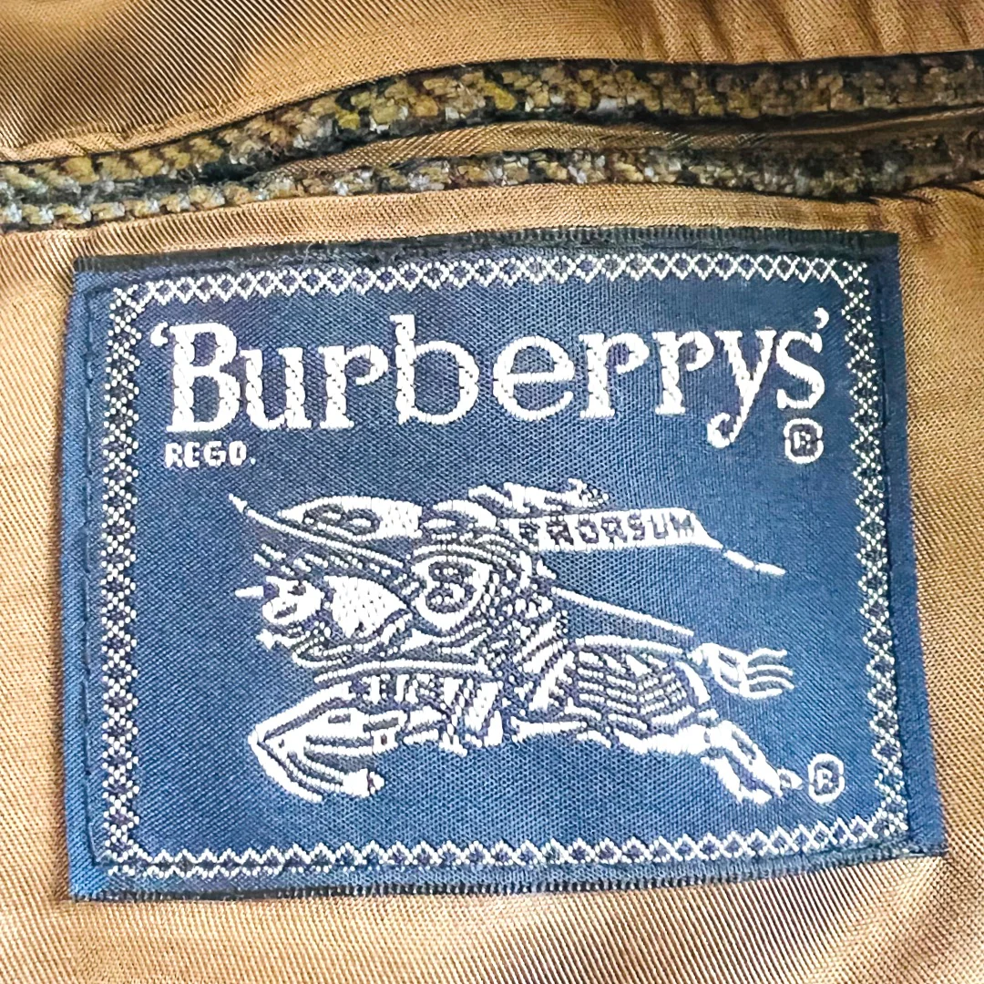 Men's Jacket Size Gray Wool by Burberry’s - Image 8