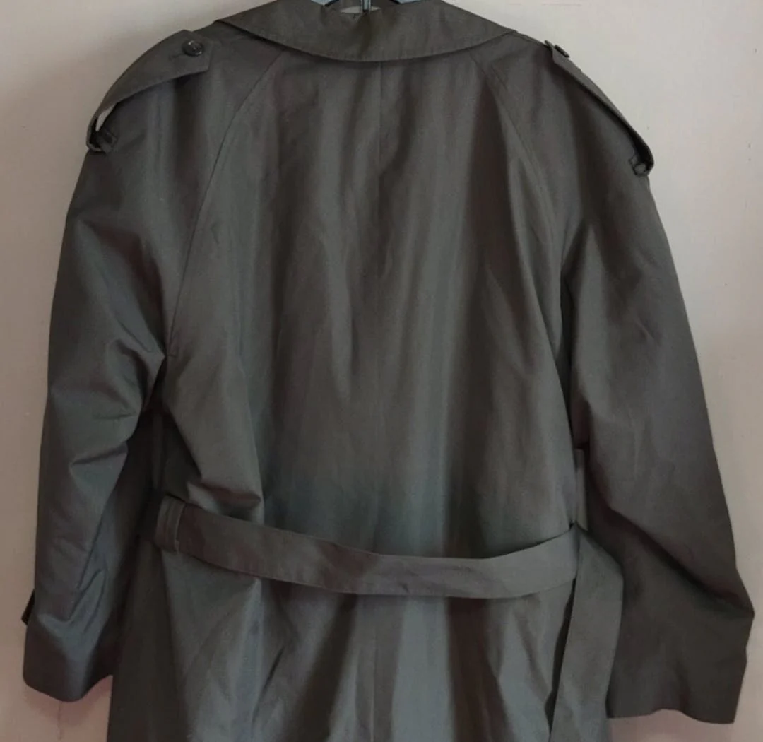 Mens Polyester Cotton Trench Coat by Christian Dior - Image 3