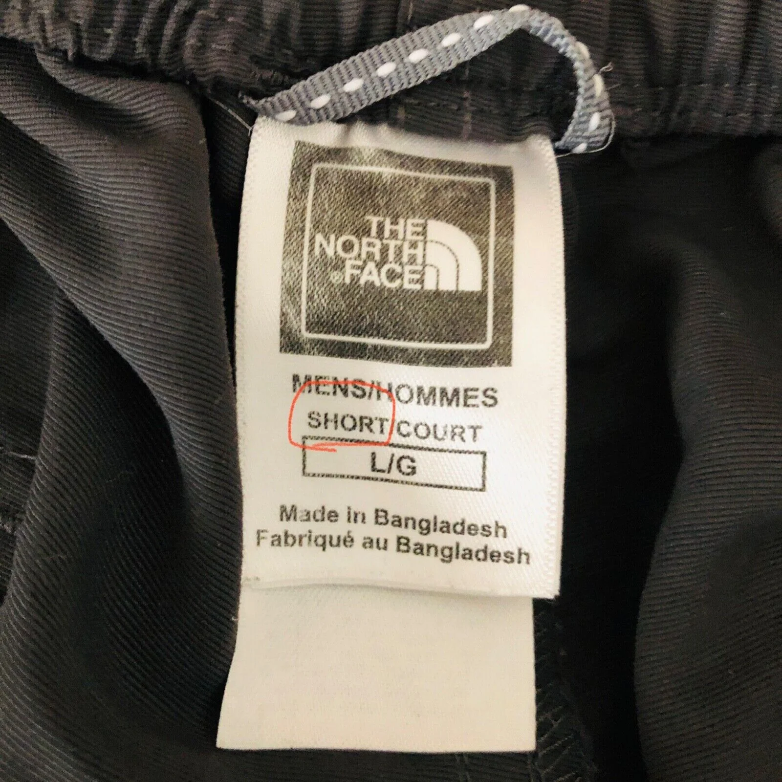 Mens Trail Pants Large Short Dark Gray Convertible Cargo Hiking by The North Face - Image 3