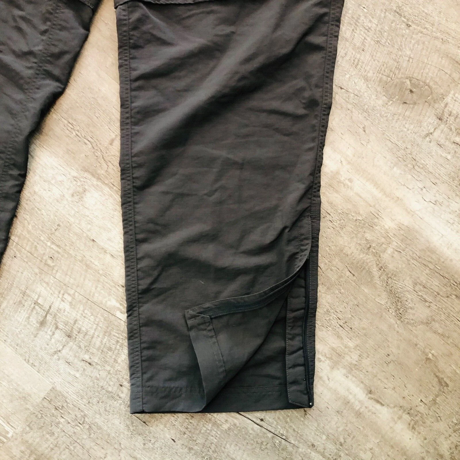 Mens Trail Pants Large Short Dark Gray Convertible Cargo Hiking by The North Face - Image 8