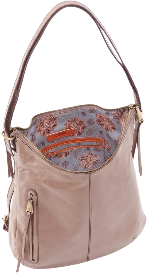 Merrin Convertible Backpack Shoulder Bag Cobblestone by Hobo