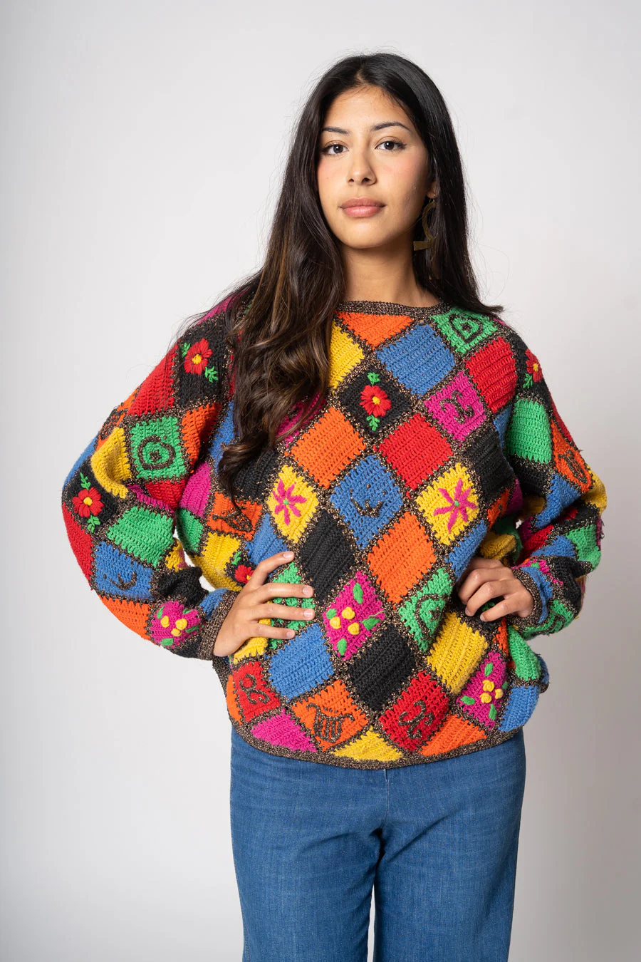 Metallic Rainbow Sweater by Jennifer Reed - Image 7
