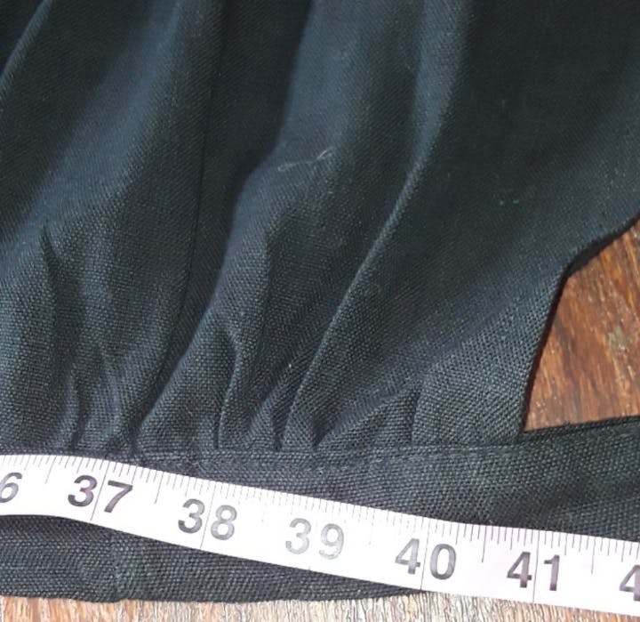 Black Embroidered Midi Wrap Skirt - Image 6